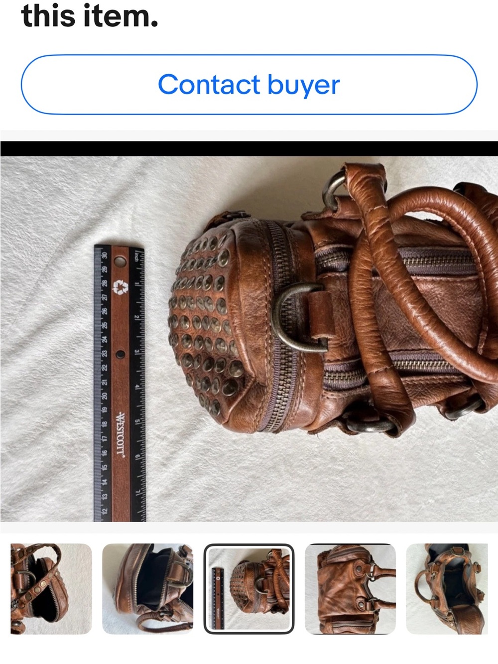 Frye Brooke mini speedy handbag - Picture 5 of 10